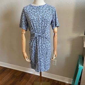 Aerie Leopord Print T-Shirt Dress
